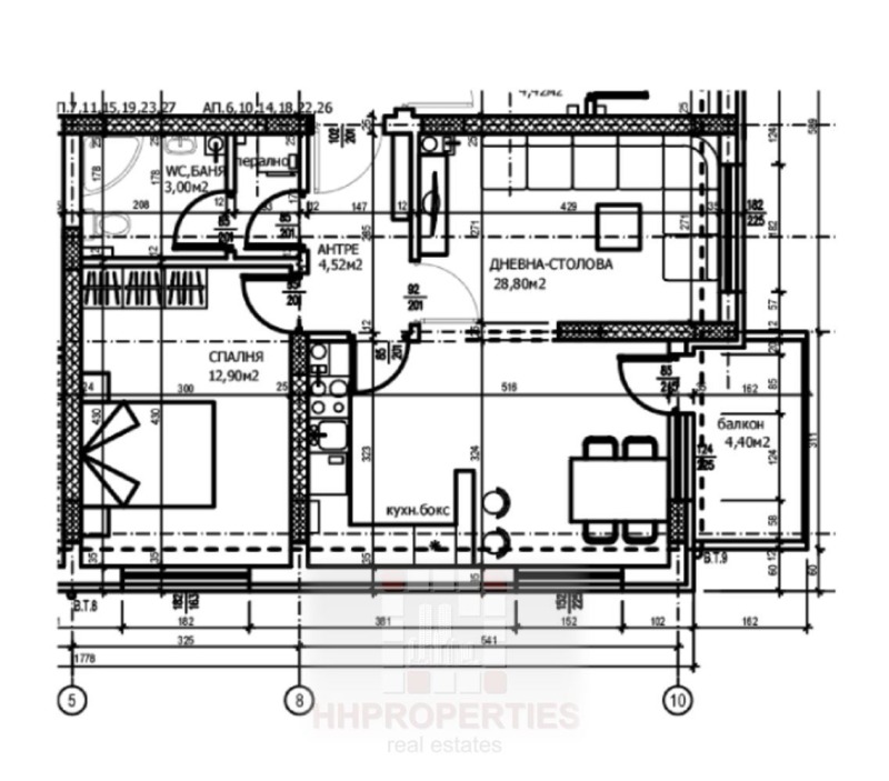 Продава  1 Schlafzimmer Plowdiw , Trakija , 79 кв.м | 32790884 - изображение [4]