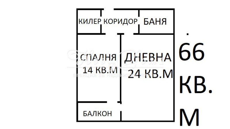 Zu verkaufen  1 Schlafzimmer Warna , Wazraschdane 1 , 66 qm | 19704480