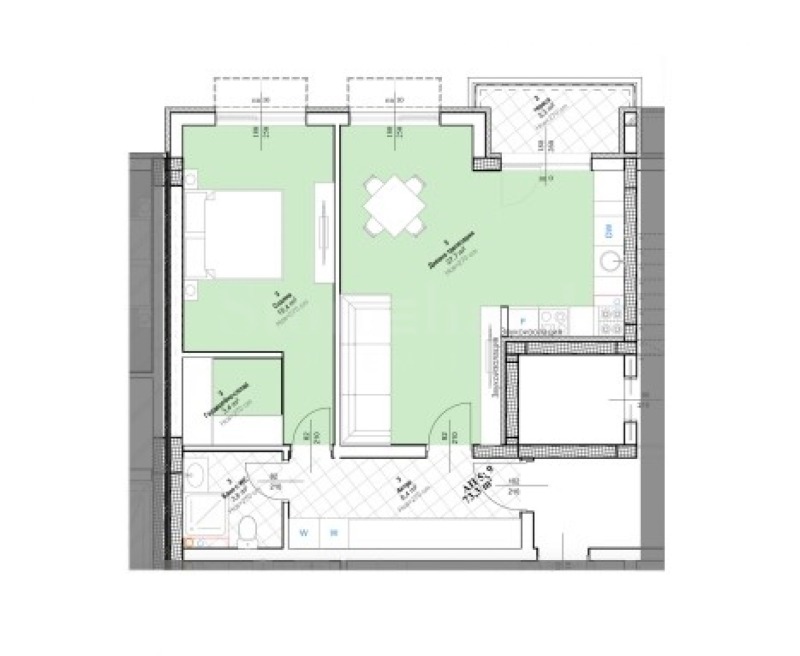 En venta  1 dormitorio Plovdiv , Ostromila , 83 metros cuadrados | 46697025 - imagen [5]