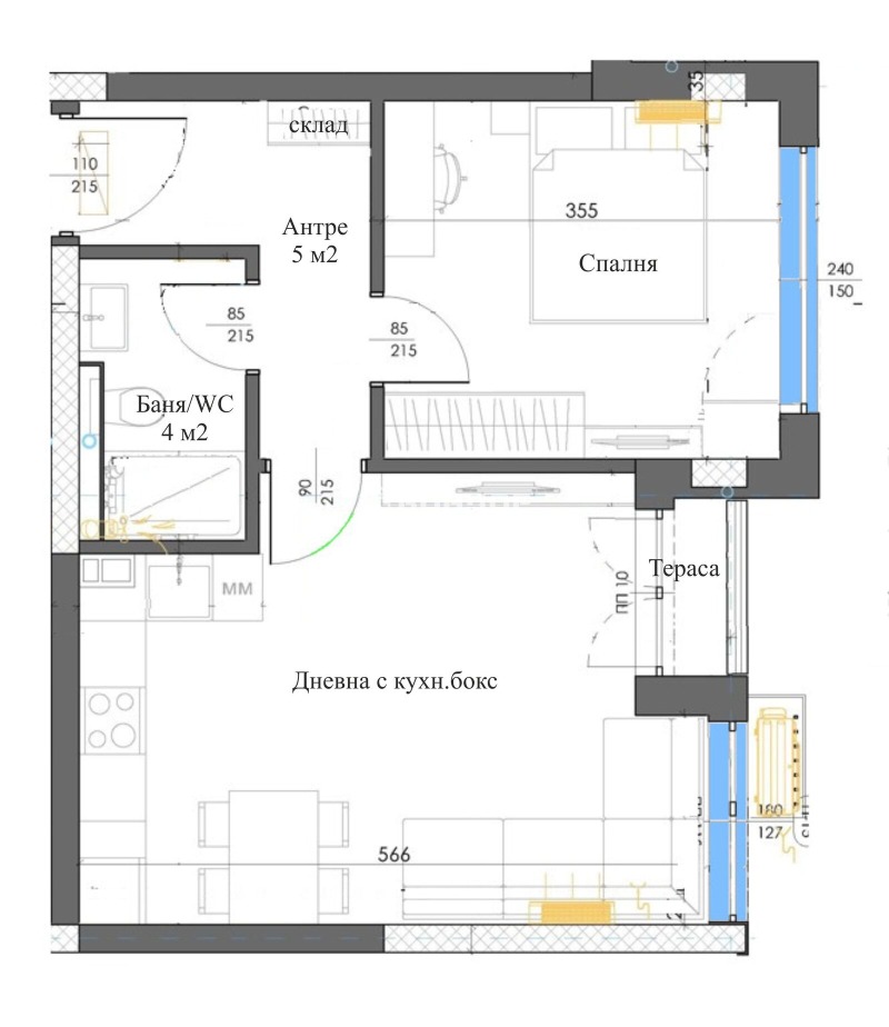 Продава 2-СТАЕН, гр. Пловдив, Център, снимка 2 - Апартаменти - 52520742