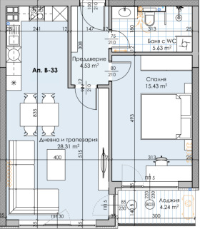 1 Schlafzimmer Karschijaka, Plowdiw