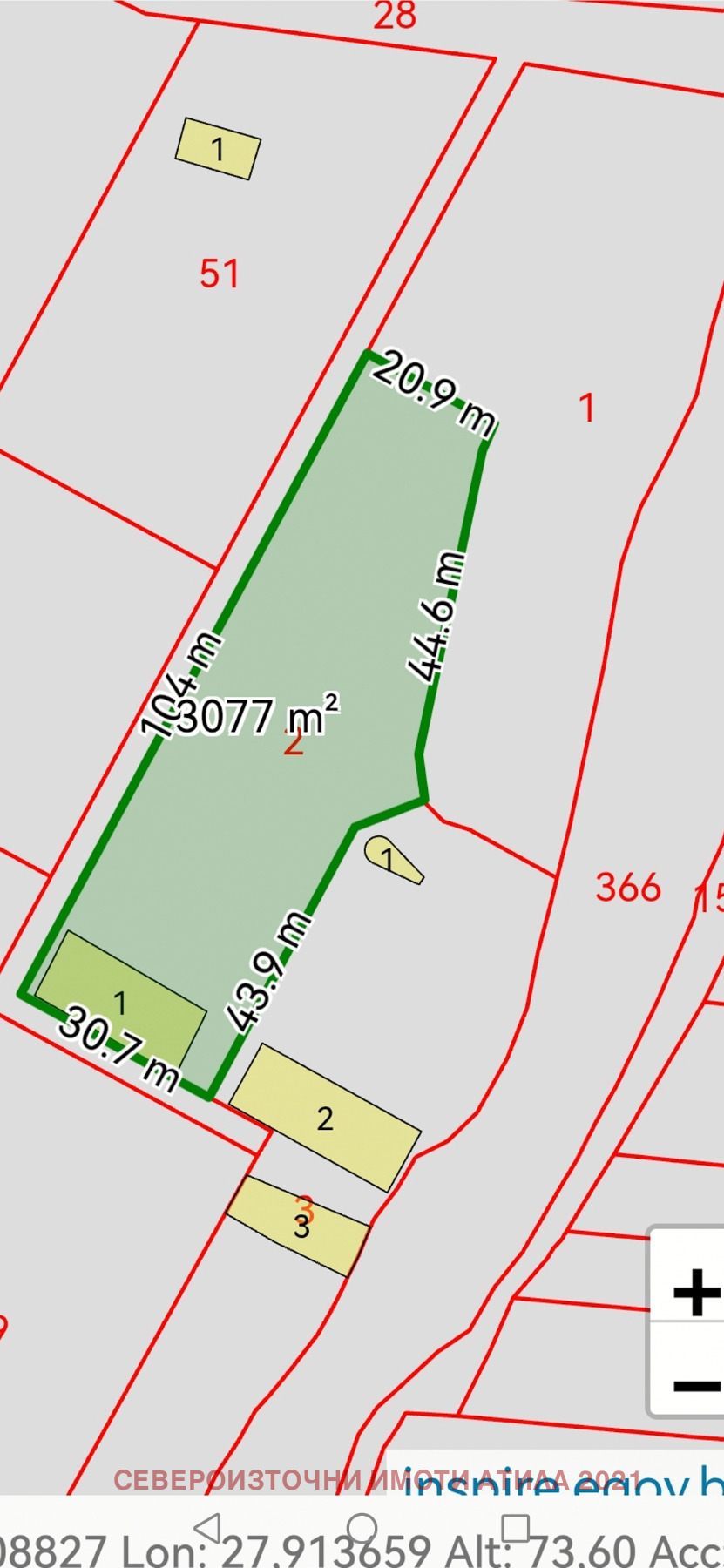 Продава ПАРЦЕЛ, гр. Аксаково, област Варна, снимка 2 - Парцели - 56070412