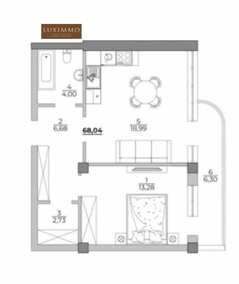 Продава 2-СТАЕН, гр. Варна, м-т Ален мак, снимка 9 - Aпартаменти - 46696540