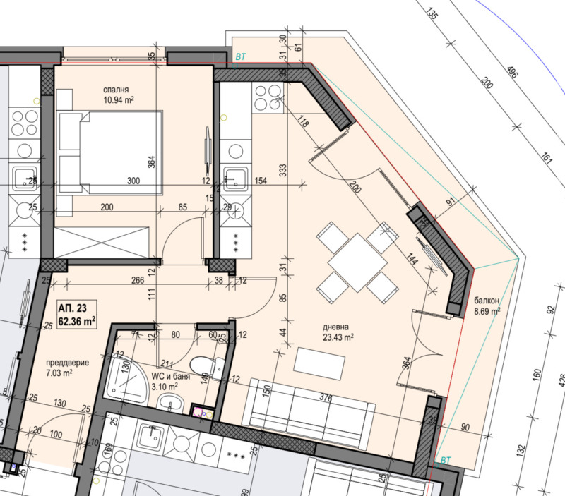 Te koop  1 slaapkamer Sofia , Banisjora , 73 m² | 78273410 - afbeelding [6]