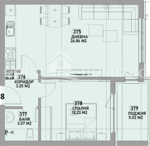 Продава 2-СТАЕН, гр. Пловдив, Беломорски, снимка 2 - Апартаменти - 53957333