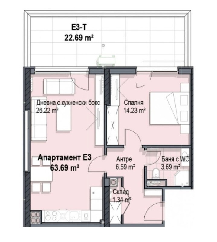 Продава 2-СТАЕН, гр. София, Кръстова вада, снимка 11 - Апартаменти - 56267019