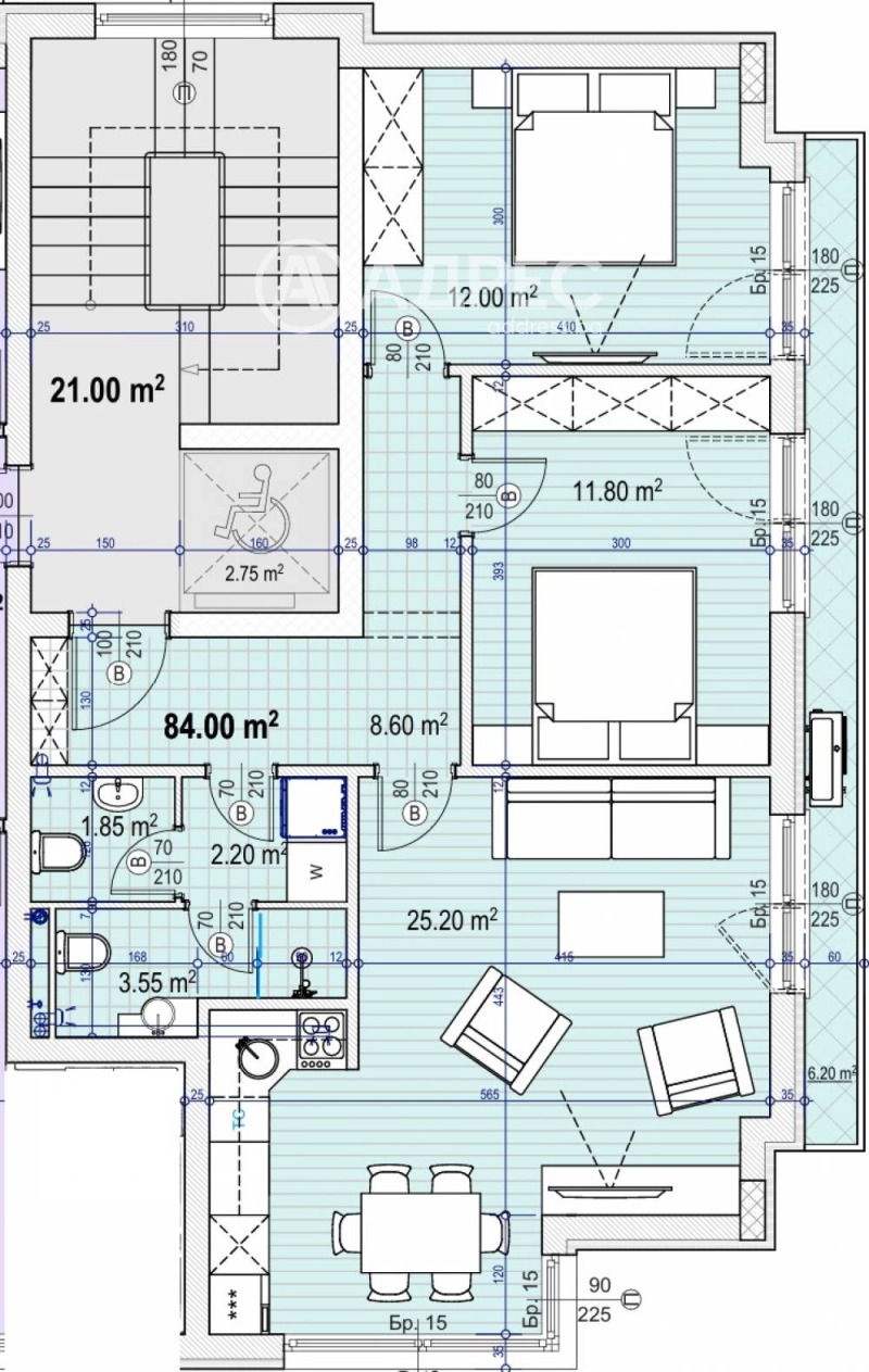 Продава 3-СТАЕН, гр. София, Център, снимка 3 - Апартаменти - 53005715
