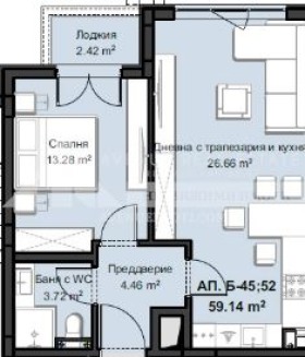 Продава  2-стаен град Пловдив , Христо Смирненски , 75 кв.м | 96238176 - изображение [2]