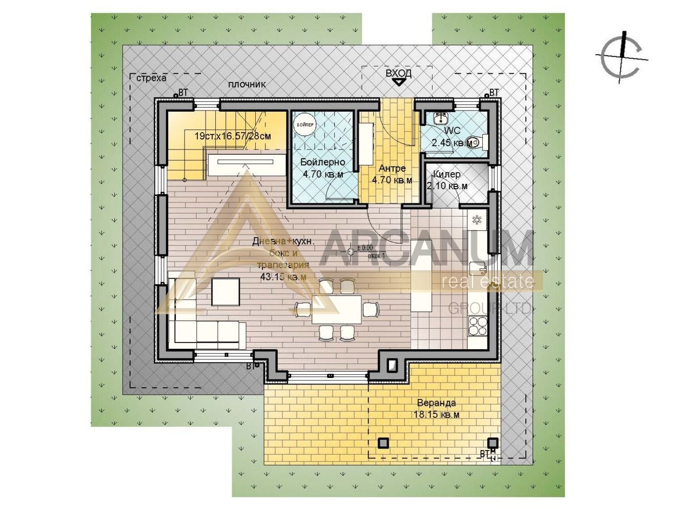 Продава КЪЩА, гр. Варна, с. Звездица, снимка 3 - Къщи - 55845880