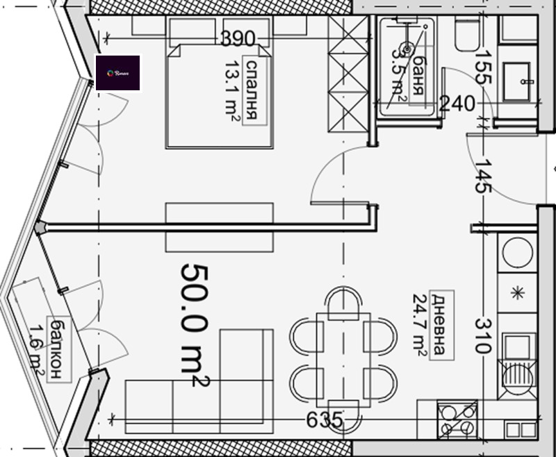 For Sale  1 bedroom Varna , Vladislav Varnenchik 1 , 59 sq.m | 14482890 - image [5]