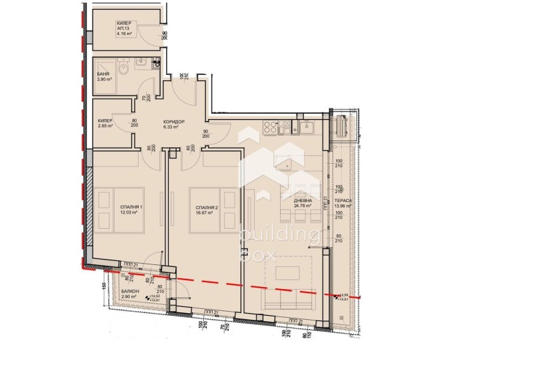 Продава 3-СТАЕН, гр. Варна, Изгрев, снимка 3 - Aпартаменти - 48102036