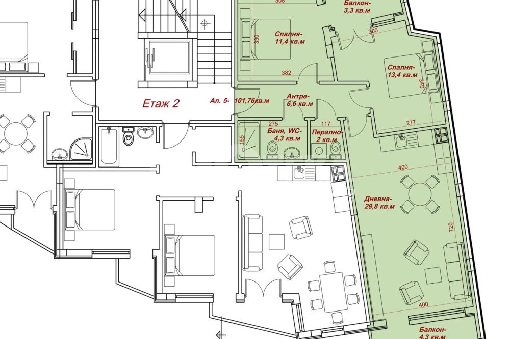 Продава 3-СТАЕН, гр. Варна, Операта, снимка 11 - Апартаменти - 54303554