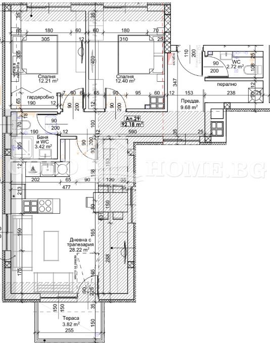 À venda  2 quartos Plovdiv , Trakiia , 98 m² | 48413582 - imagem [4]