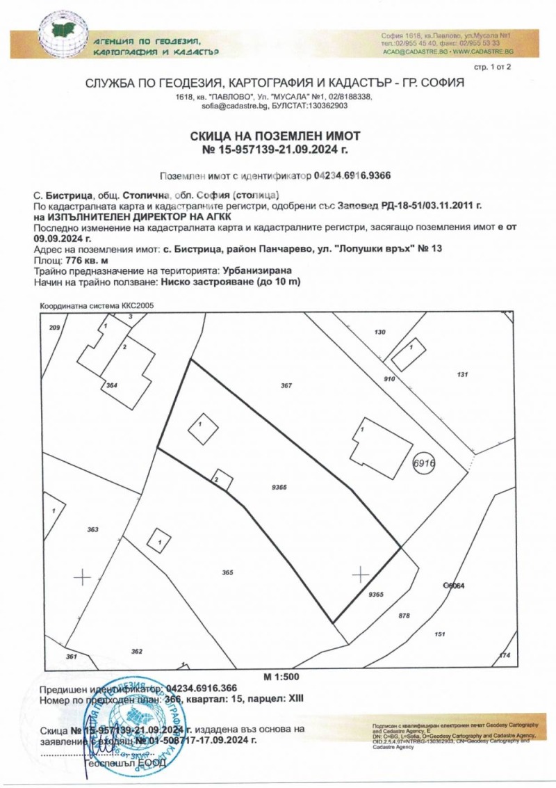 For Sale  Plot Sofia , Pancharevo , 776 sq.m | 58630019 - image [5]