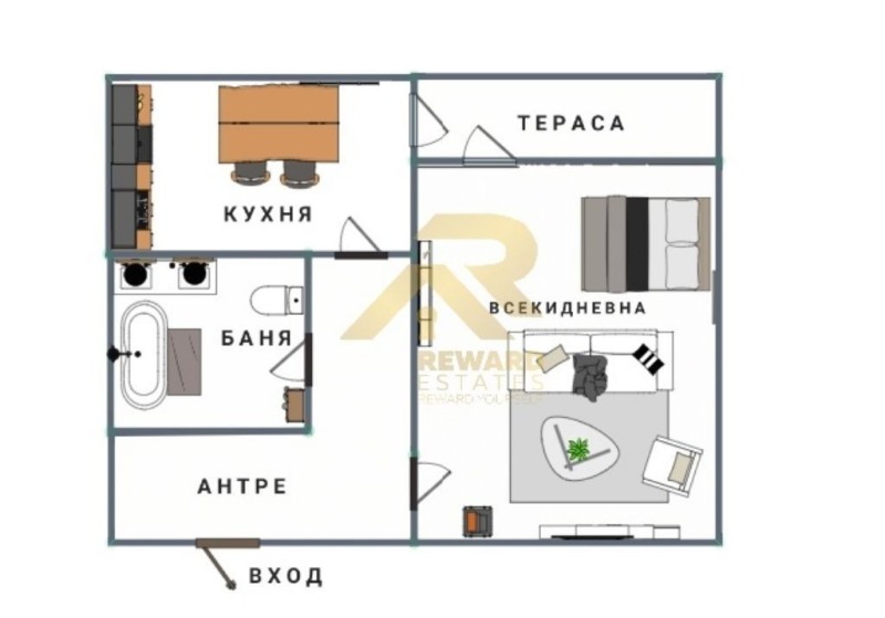 Продава  1-стаен град София , Дружба 1 , 49 кв.м | 27469319 - изображение [2]