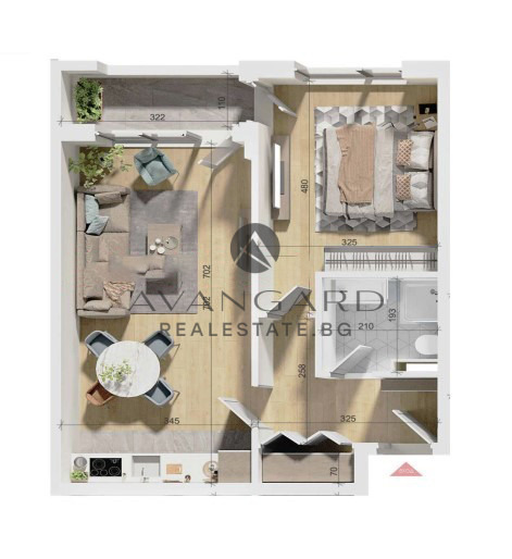 Eladó  1 hálószoba Plovdiv , Trakija , 74 négyzetméter | 84908628 - kép [7]