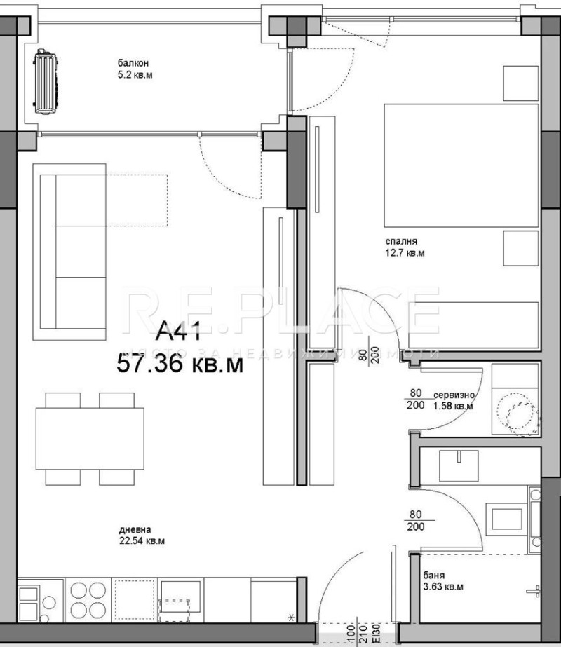 Продава  2-стаен град Варна , Аспарухово , 67 кв.м | 35476008 - изображение [2]