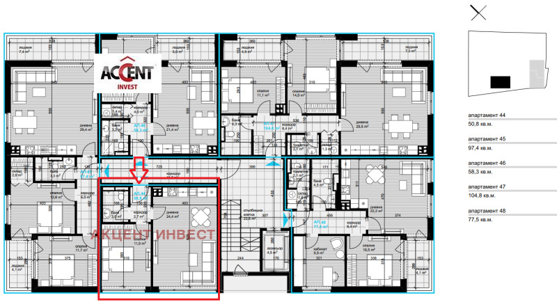 Satılık  1 yatak odası Varna , Asparuhovo , 58 metrekare | 66023850 - görüntü [4]