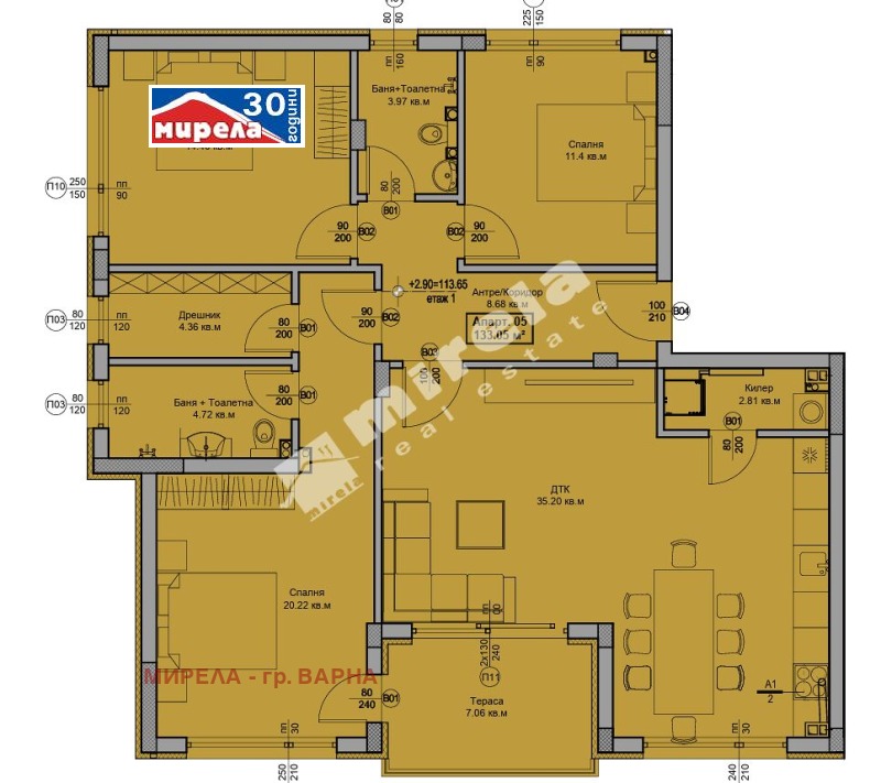 Продава 4-СТАЕН, гр. Варна, Свети Никола, снимка 2 - Апартаменти - 53286291