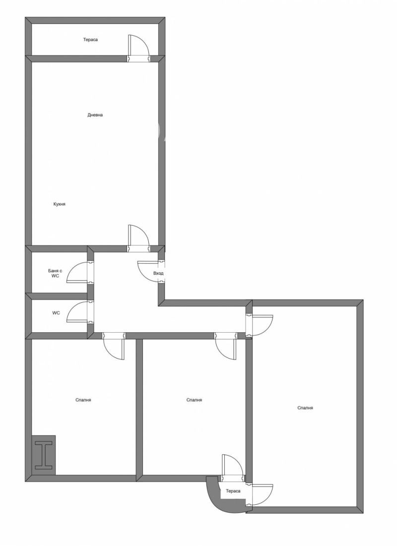 À venda  Mais de 3 quartos Sofia , Centar , 100 m² | 78534022 - imagem [4]