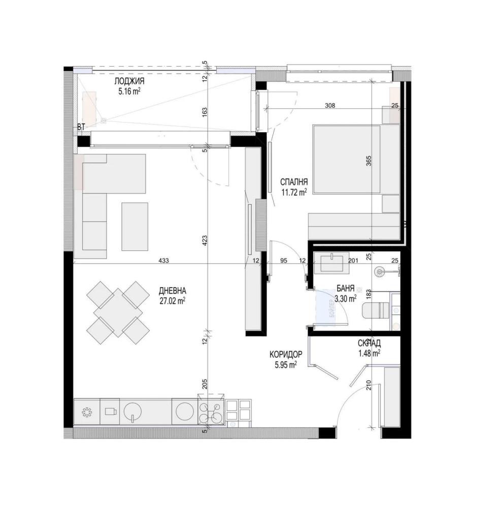 Продава 2-СТАЕН, гр. Варна, Левски 1, снимка 7 - Апартаменти - 55796487