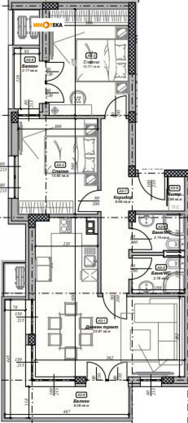 Zu verkaufen  2 Schlafzimmer Warna , Wazraschdane 4 , 102 qm | 46746808 - Bild [4]