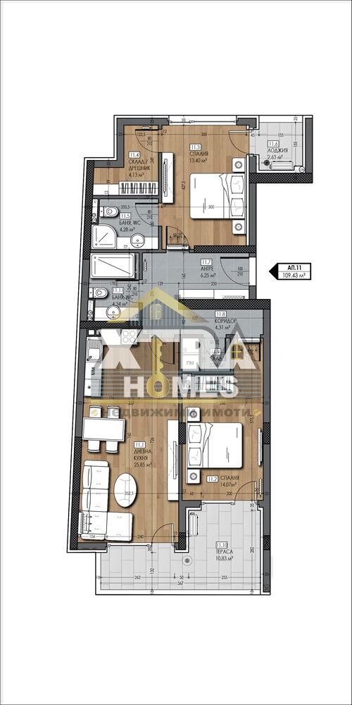 Te koop  2 slaapkamers Sofia , Podujane , 133 m² | 78415066