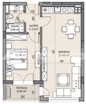 1 chambre Gagarin, Plovdiv 2