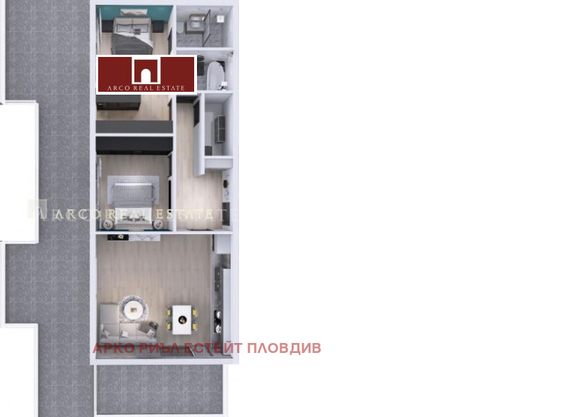 Na prodej  2 ložnice Plovdiv , Ostromila , 133 m2 | 10486830