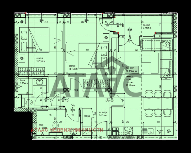 De vânzare  2 dormitoare Plovdiv , Proslav , 101 mp | 92955717 - imagine [2]