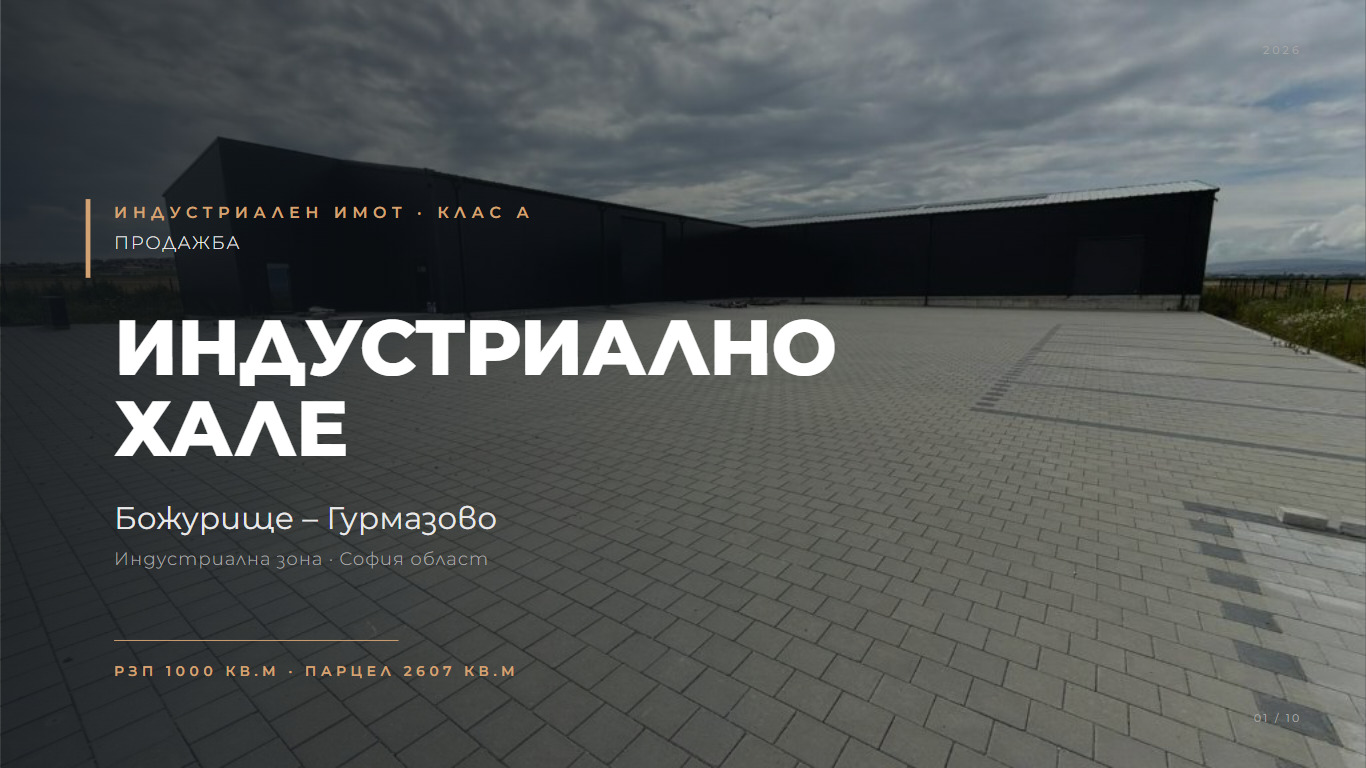 Продава ПРОМ. ПОМЕЩЕНИЕ, гр. Божурище, област София област