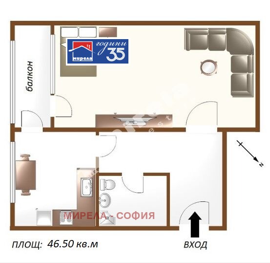 Продава 2-СТАЕН, гр. София, Дружба 1, снимка 3 - Апартаменти - 54107007