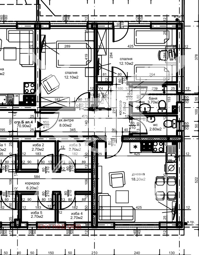 Продава 3-СТАЕН, гр. Пловдив, Христо Смирненски, снимка 1 - Aпартаменти - 49395571