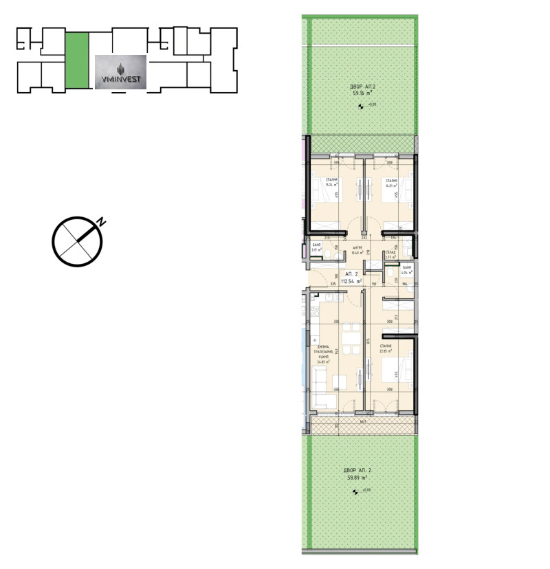 Продава 4-СТАЕН, гр. София, Малинова долина, снимка 4 - Апартаменти - 53230905