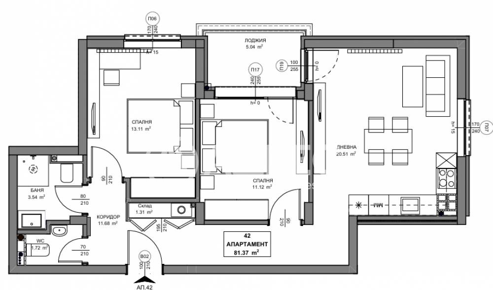 Продава 3-СТАЕН, гр. София, Обеля 2, снимка 4 - Апартаменти - 54074664