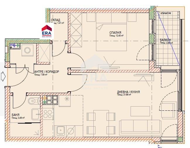 Продава 2-СТАЕН, гр. София, област София-град, снимка 4 - Aпартаменти - 46588487