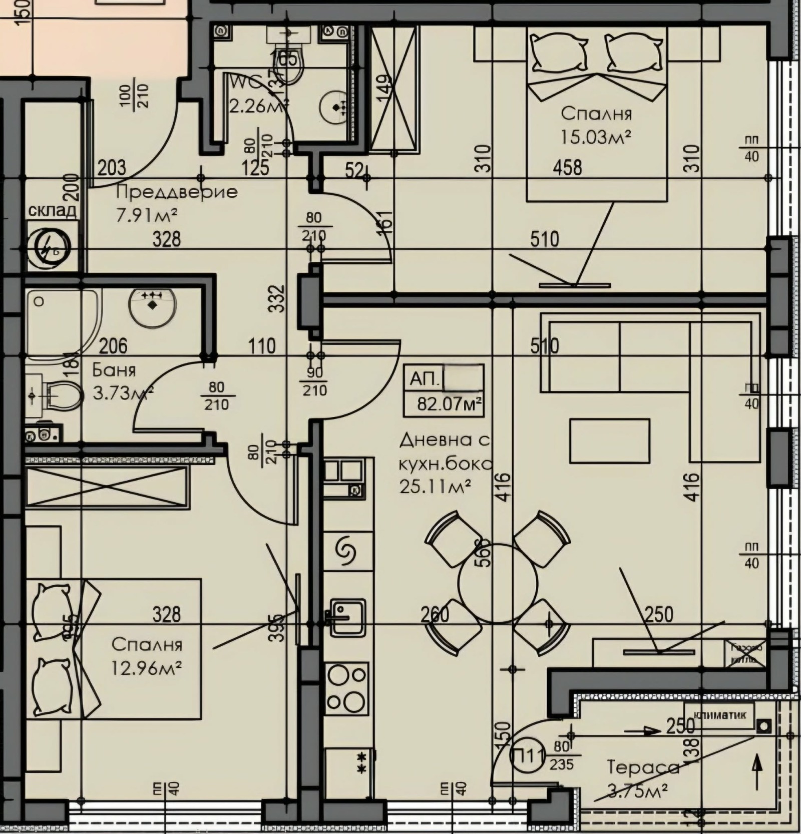 Продава 3-СТАЕН, гр. София, Малинова долина, снимка 2 - Апартаменти - 54036939