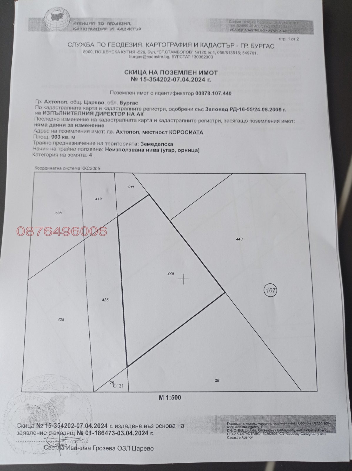Продава ПАРЦЕЛ, гр. Ахтопол, област Бургас, снимка 2 - Парцели - 54817534