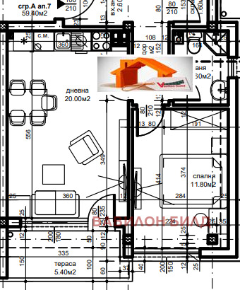 Продава 2-СТАЕН, гр. Пловдив, Беломорски, снимка 6 - Aпартаменти - 48693976