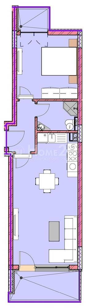Satılık  1 yatak odası Varna , Vinica , 74 metrekare | 13590838 - görüntü [2]