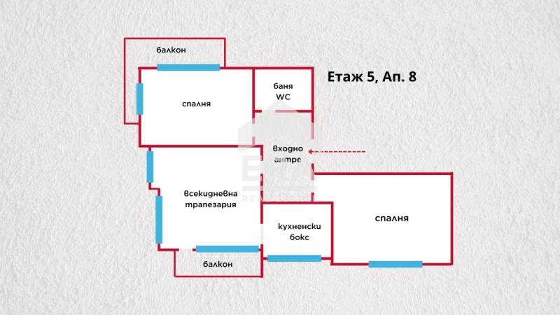 Satılık  2 yatak odası Targovişe , Centar , 109 metrekare | 85536323 - görüntü [6]