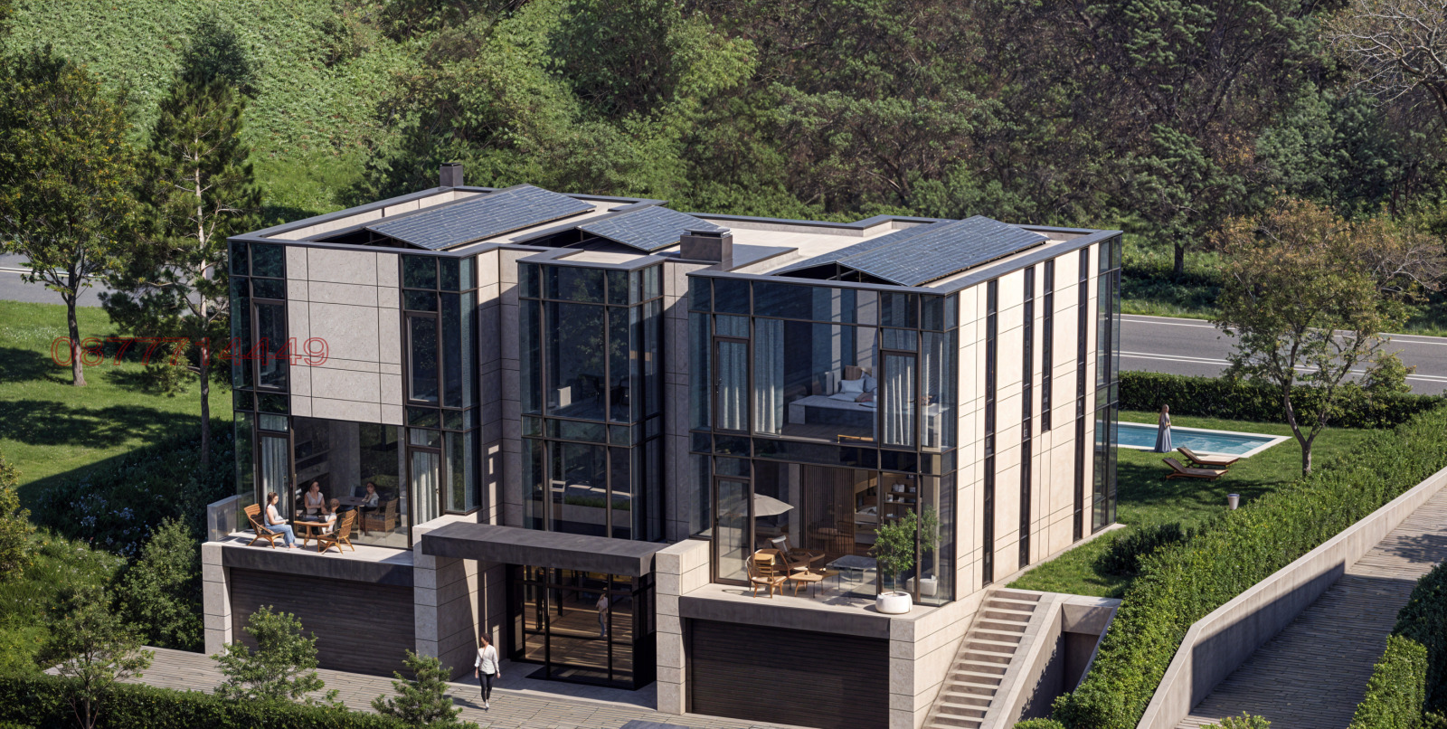 Продава КЪЩА, гр. София, с. Бистрица, снимка 3 - Къщи - 53861654