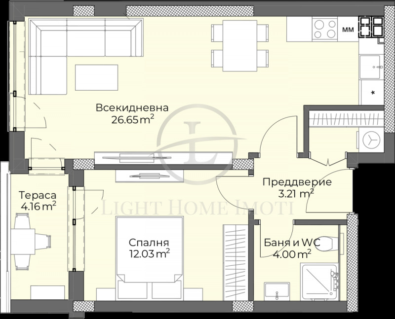 Продава 2-СТАЕН, гр. Пловдив, Христо Смирненски, снимка 4 - Aпартаменти - 47629563