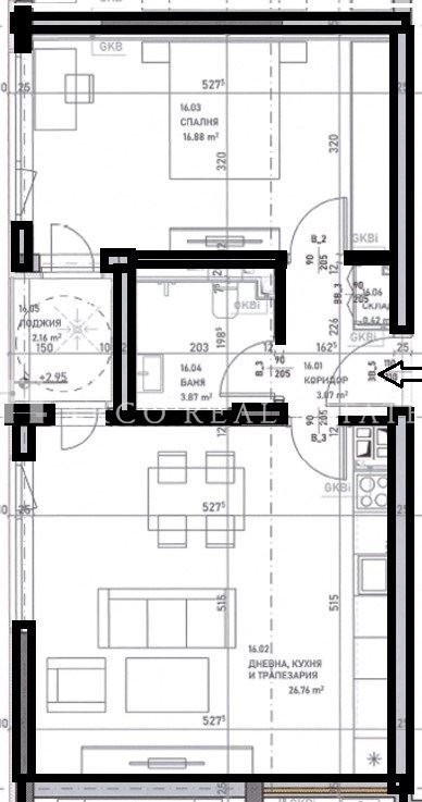 Продава 2-СТАЕН, гр. София, Банишора, снимка 2 - Aпартаменти - 48189627