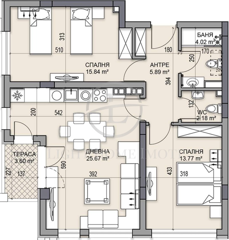 Продава 3-СТАЕН, гр. Пловдив, Гагарин, снимка 3 - Aпартаменти - 49389052