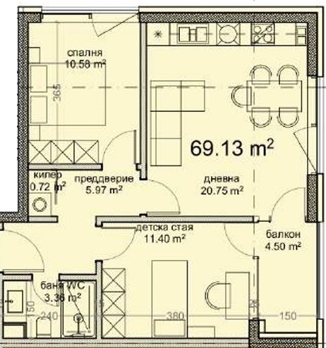 Продава 3-СТАЕН, гр. Варна, Владислав Варненчик 1, снимка 3 - Апартаменти - 55702294