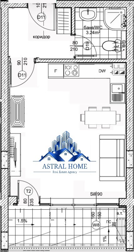 Продава 1-СТАЕН, гр. Варна, Виница, снимка 7 - Aпартаменти - 48120764