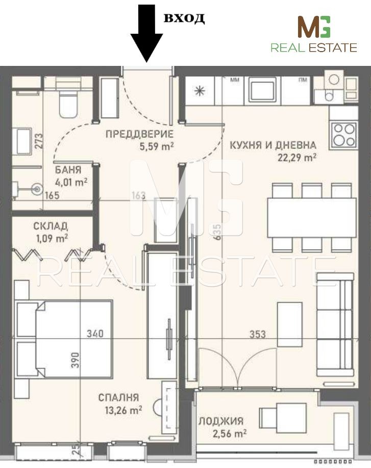 Na prodej  1 ložnice Sofia , Ovča kupel , 67 m2 | 66385025 - obraz [4]