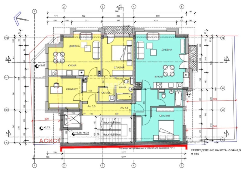 На продаж  1 спальня София , Банишора , 91 кв.м | 14760680 - зображення [6]