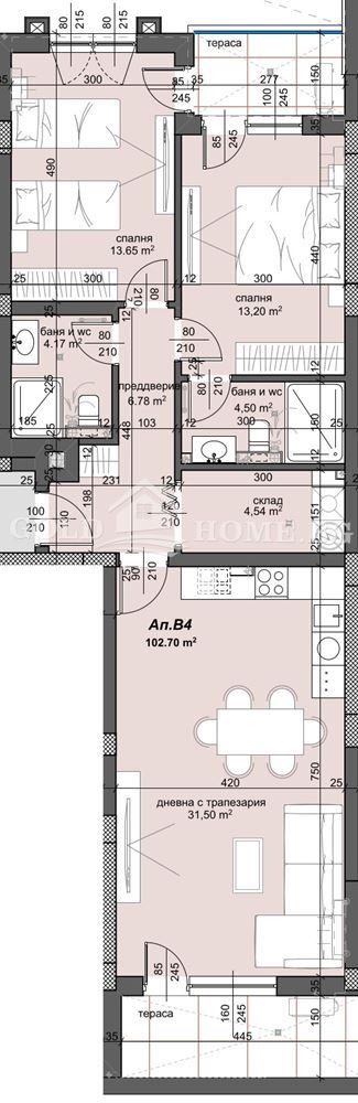 Продава 3-СТАЕН, гр. Пловдив, Тракия, снимка 3 - Апартаменти - 52989479